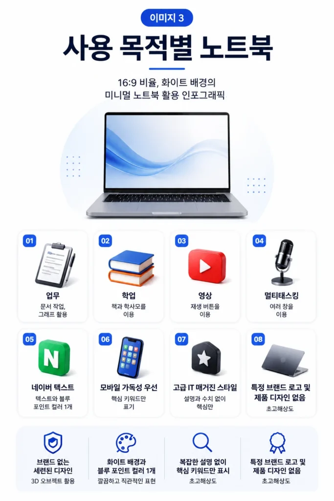 사용별 목적별 노트북