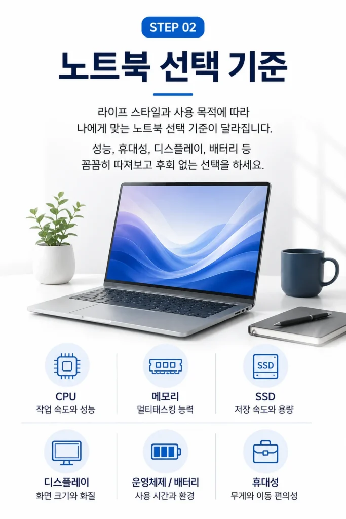 노트북 선택 기준