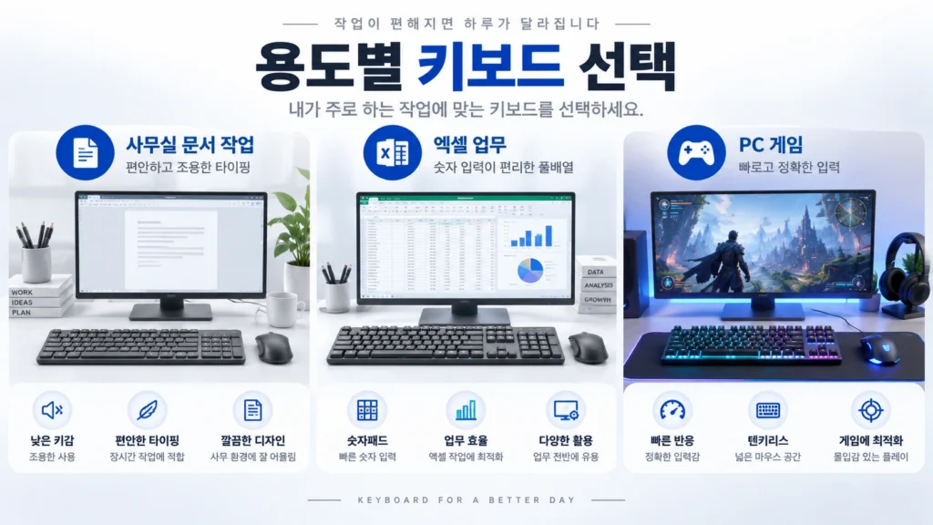 용도별키보드선택