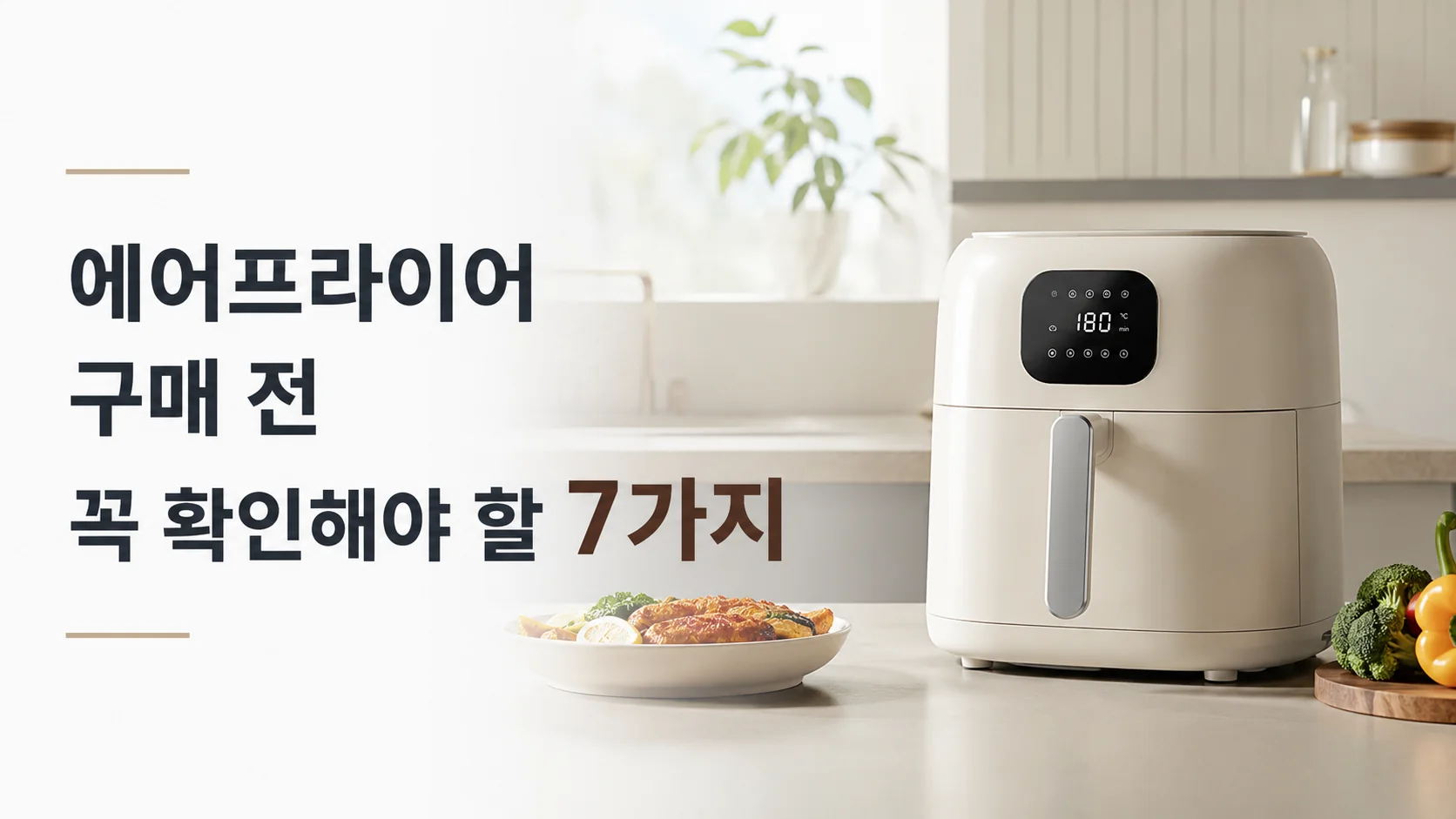 에어프라이어 구매전 확인해야할 7가지
