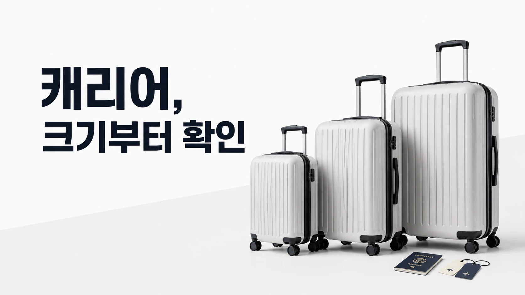 캐리어크기부터확인