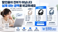 온라인 쇼핑 할인받는 방법, 쿠폰·카드 할인부터 가격 비교까지 온라인 쇼핑 할인 대표 이미지