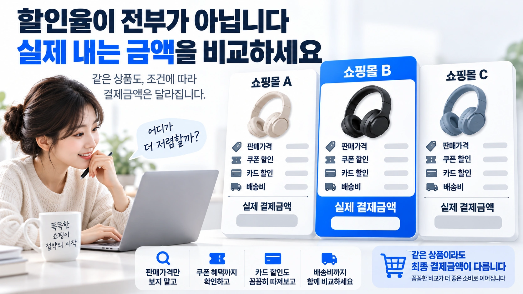 온라인 쇼핑 할인 대표 이미지